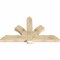 Ekena Millwork Redmond Rough Sawn Timber Gable Bracket, Douglas Fir, 60"W x 35"H x 4"D x 6"F, 14/12 Pitch GBW060X35X0406RED00RDF - alternate 2